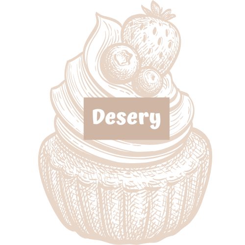 cupcake z truskawką i jagodą i bitą śmietaną