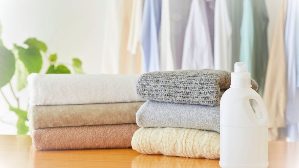 złożone czyste pranie