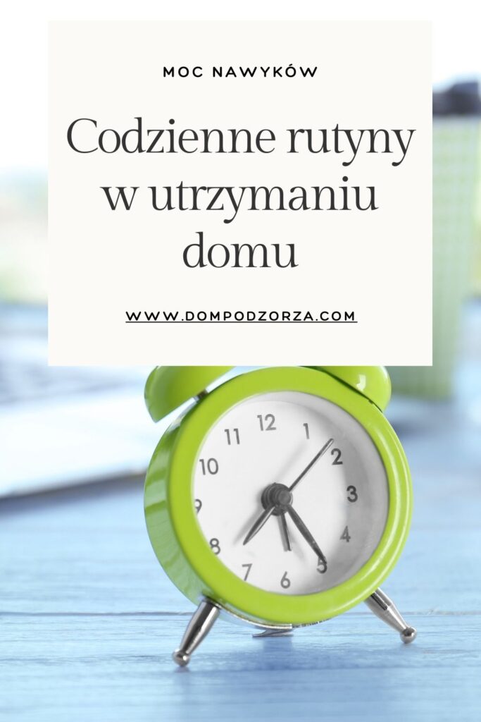 Budzik przypominający nam moc nawyków