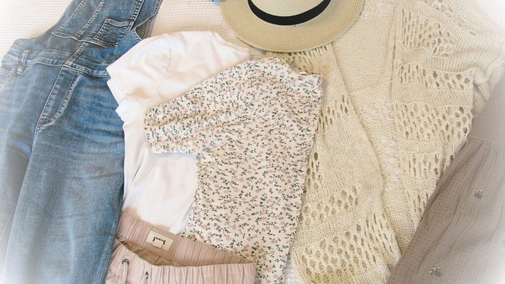 Wiosenne stylizacje ubrań