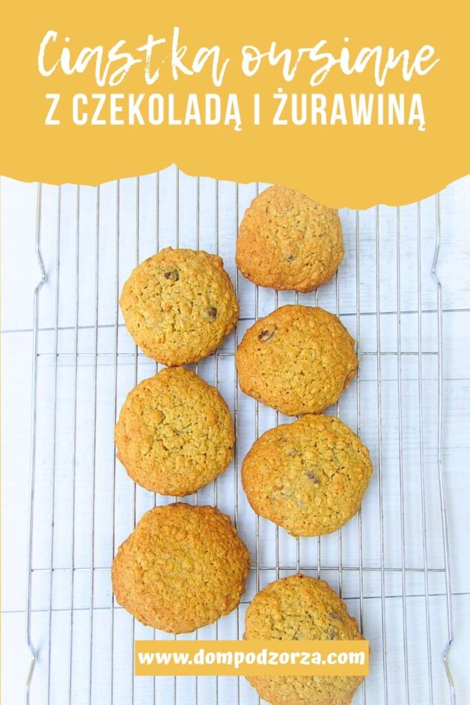 Ciastka owsiane na kratce do studzenia