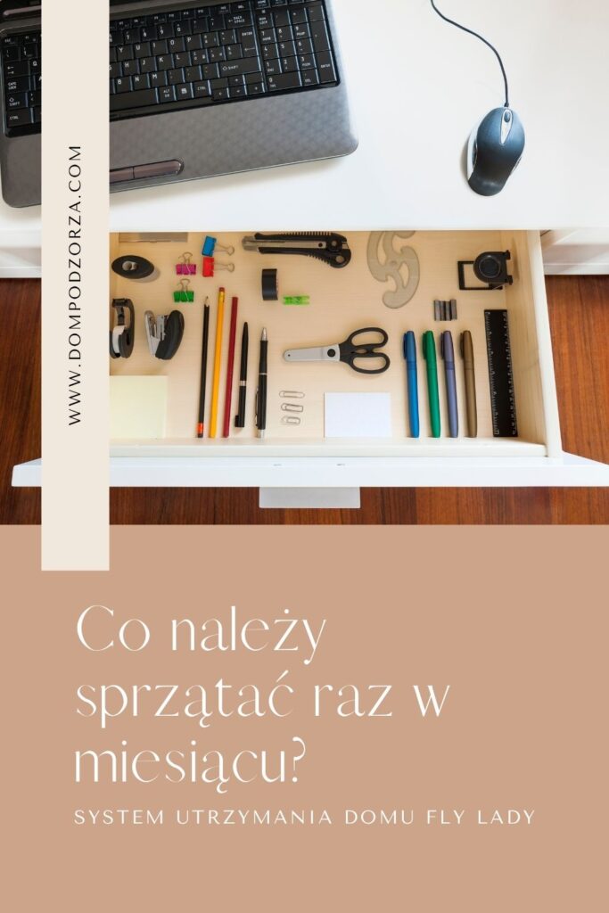 PIN o tym co należy sprzątać raz w miesiącu?