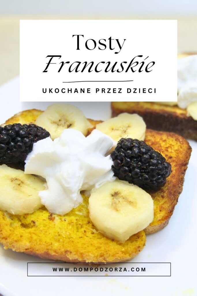 Toasty francuskie na talerzu