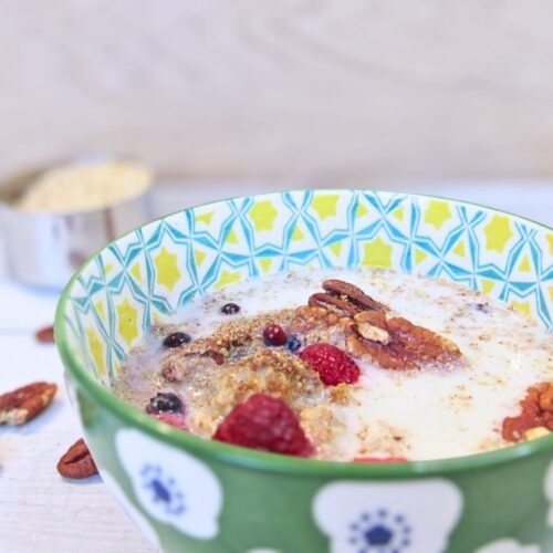 Najzdrowsza owsianka stalowa z mlekiem i dodatkami